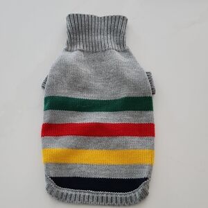 Hudson's Bay Company (HBC) Multi Stripe Dog Sweater - Medium